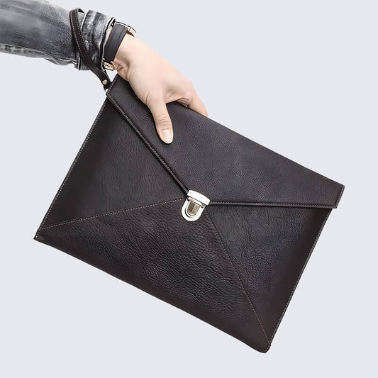 Chic Leather Laptop Sleeve